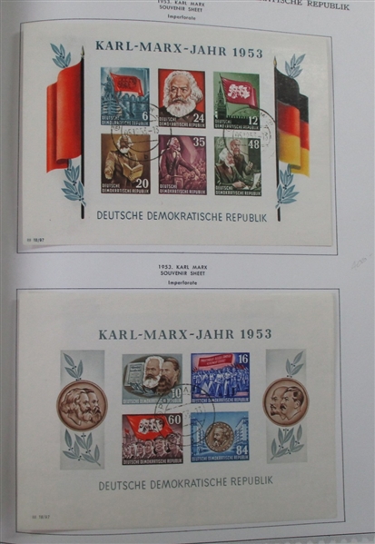 GDR / DDR Collection of Stamps and Covers (Est $500-600)