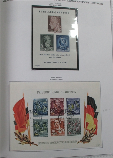 GDR / DDR Collection of Stamps and Covers (Est $500-600)