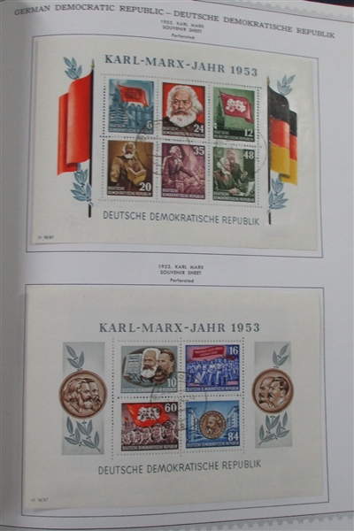 GDR / DDR Collection of Stamps and Covers (Est $500-600)