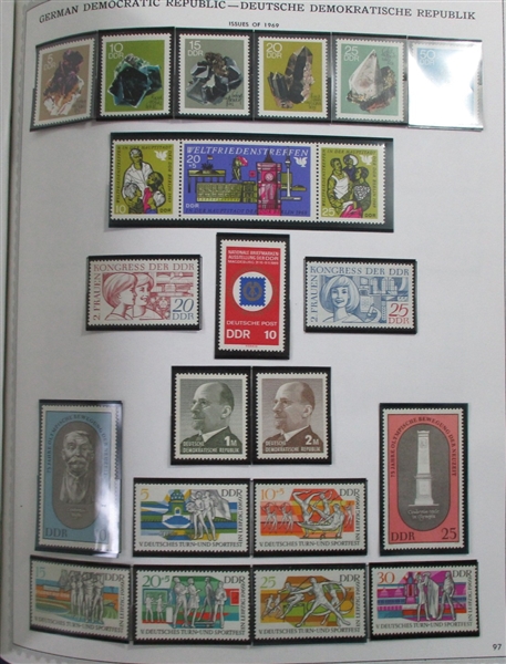 GDR / DDR Collection of Stamps and Covers (Est $500-600)