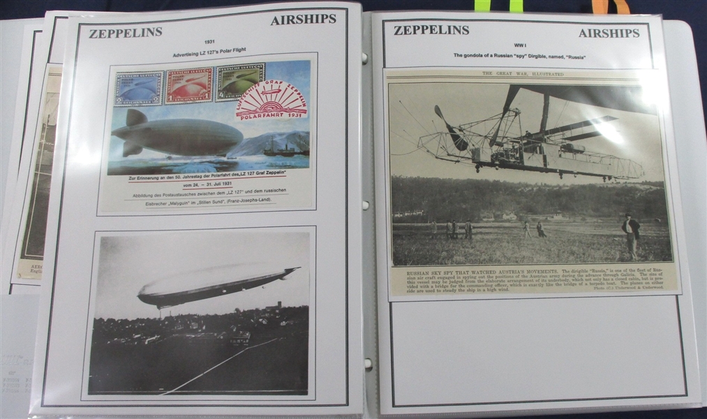Zeppelin and Airships Topical Collection (Est $300-400)
