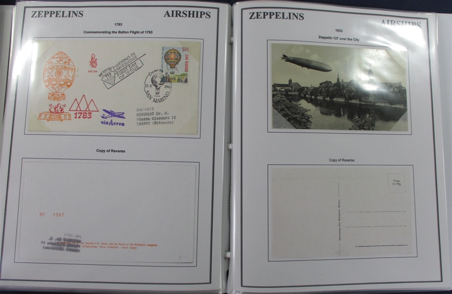 Zeppelin and Airships Topical Collection (Est $300-400)
