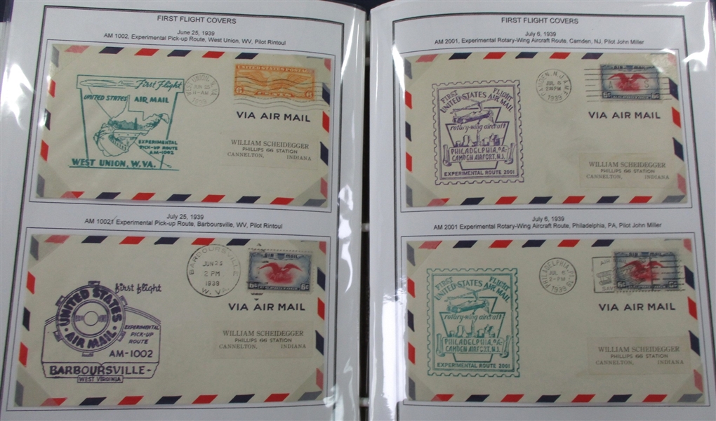 Large First Flight Cover Collection (Est $400-500)