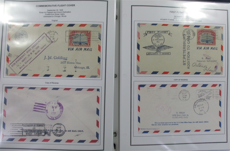 Large First Flight Cover Collection (Est $400-500)