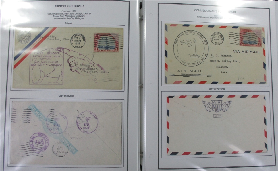 Large First Flight Cover Collection (Est $400-500)