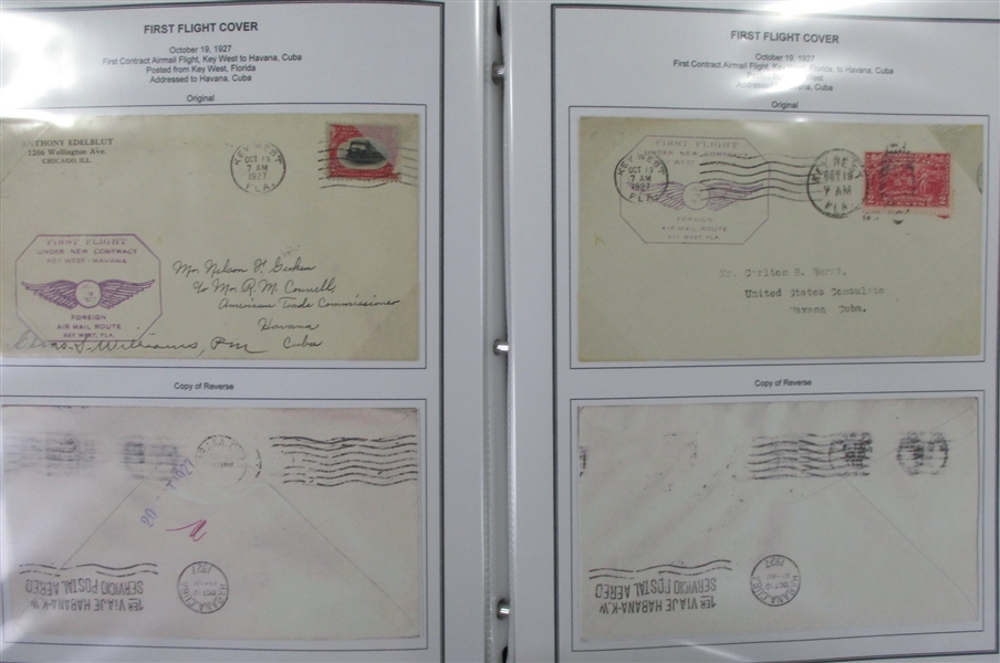 Large First Flight Cover Collection (Est $400-500)