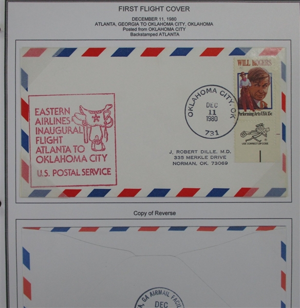 Large First Flight Cover Collection (Est $400-500)