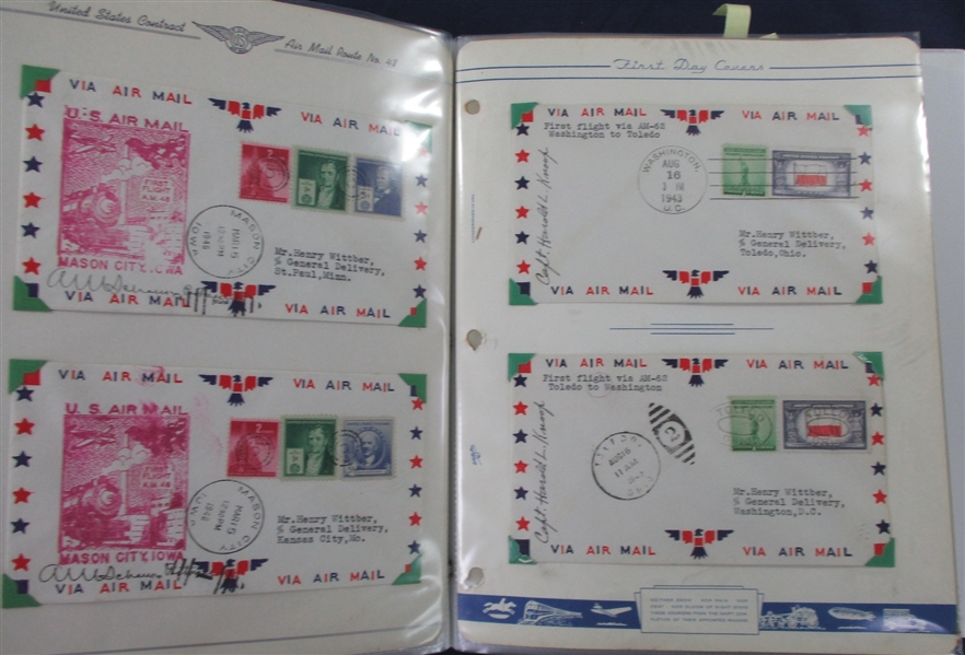 Large First Flight Cover Collection (Est $400-500)