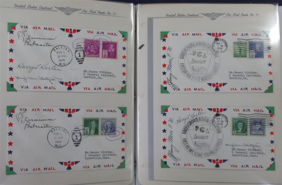 Large First Flight Cover Collection (Est $400-500)
