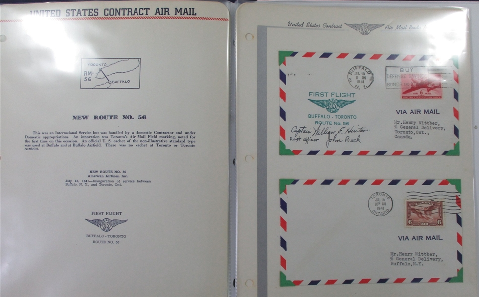 Large First Flight Cover Collection (Est $400-500)