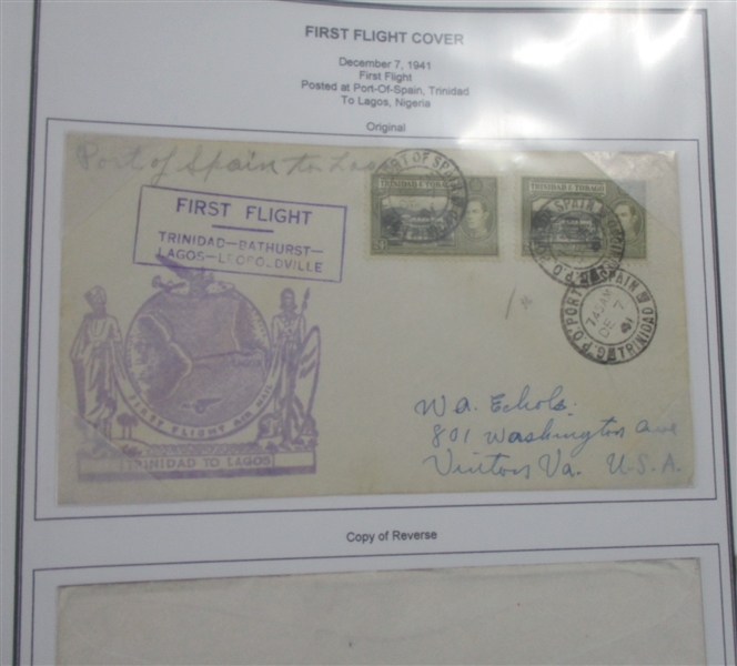 Large First Flight Cover Collection (Est $400-500)