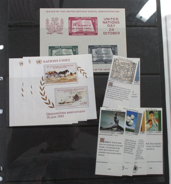 United Nations Large Collection (Est $500-800)