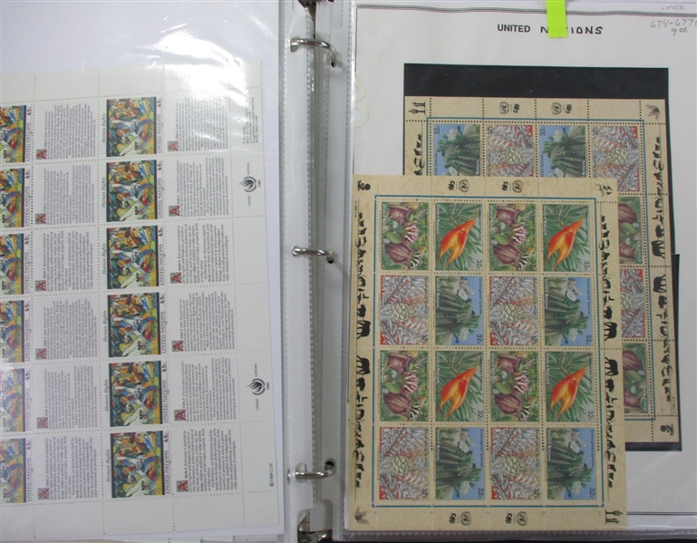 United Nations Large Collection (Est $500-800)