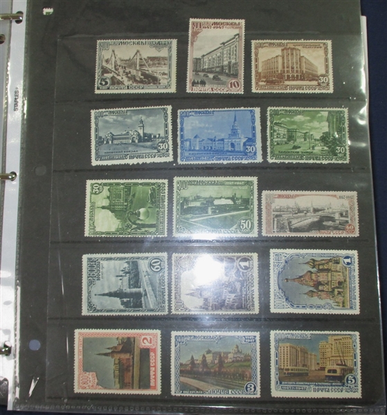 Russia Mostly Modern Collection of Covers and Stamps (Est $200-300)