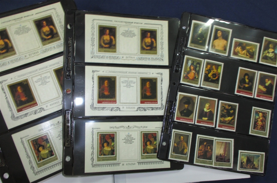 Russia Mostly Modern Collection of Covers and Stamps (Est $200-300)