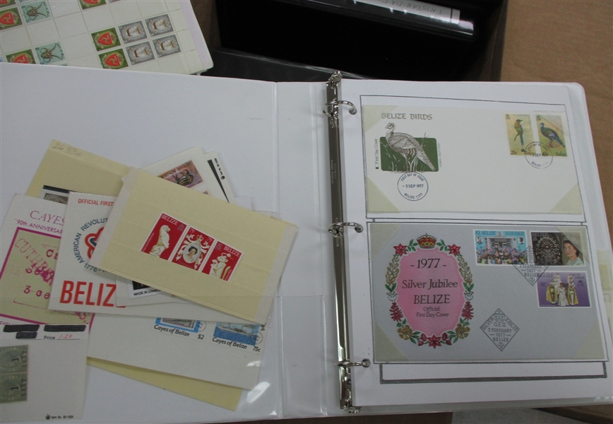 Large Box Holding Small British Collections/Accumulations (Est $250-300)
