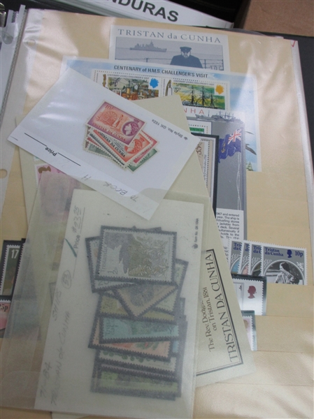 Large Box Holding Small British Collections/Accumulations (Est $250-300)