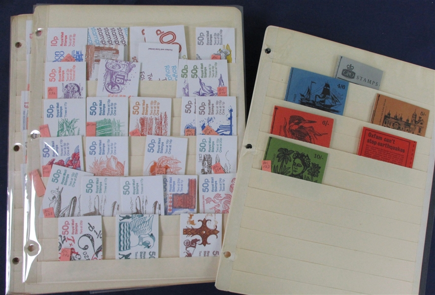 Great Britain Mint Booklet Lot (Est $300-400)