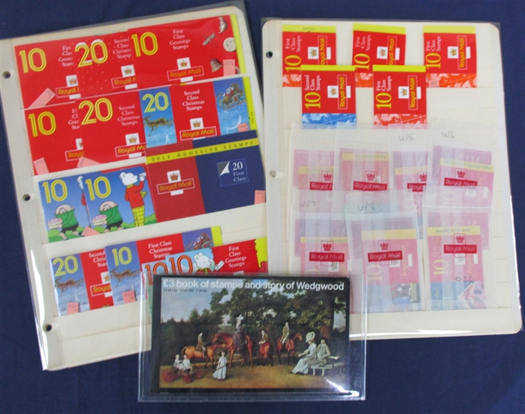 Great Britain Mint Booklet Lot (Est $300-400)