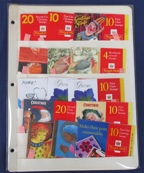 Great Britain Mint Booklet Lot (Est $300-400)