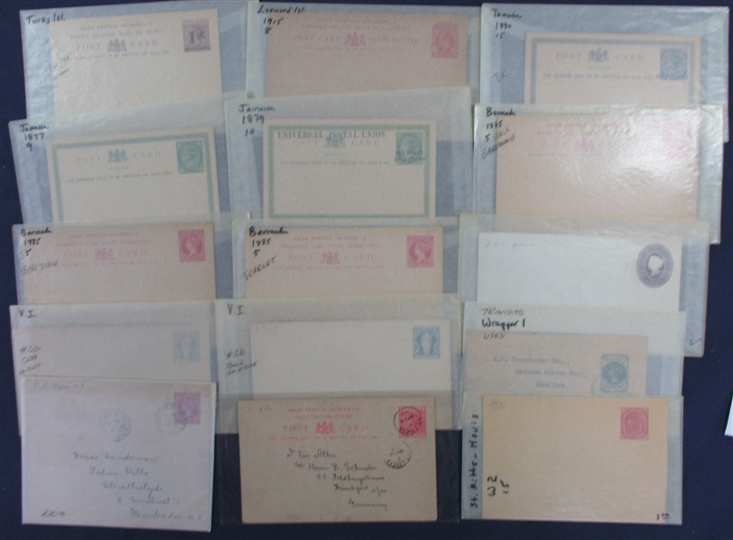 British West Indies Mint/Used Postal Stationery (Est $350-400)