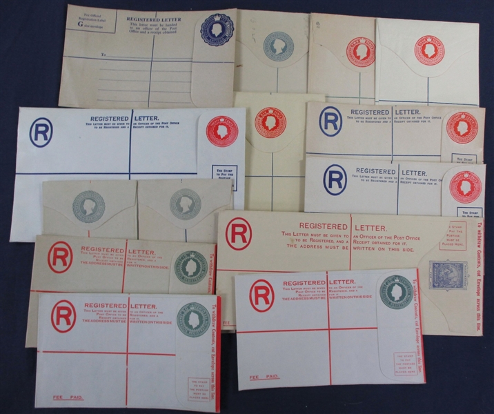 British West Indies Mint Registered Letter Postal Stationery (Est $175-250)