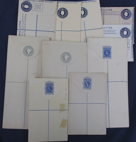 British West Indies Mint Registered Letter Postal Stationery (Est $175-250)