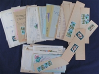 Receipts and Checks with Revenue Stamps - All British (Est $60-90)
