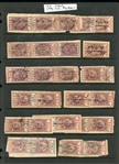 Leeward Islands Revenue Stamps (Est $175-250)
