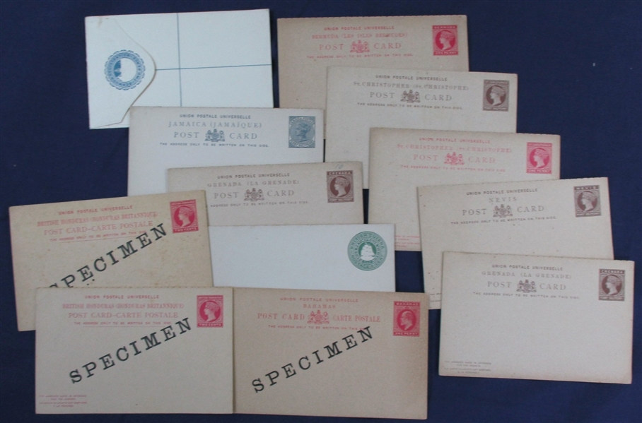 British West Indies Mint/Used Postal Stationery (Est $150-200)