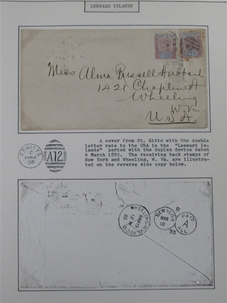 Leeward Islands Mostly Mint Collection 1921-1954 (Est $250-300)