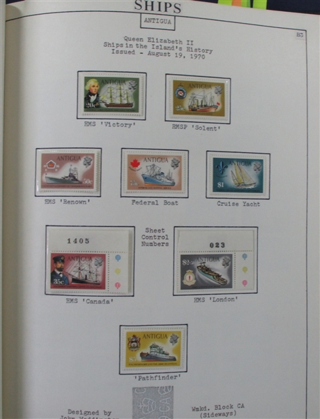 British West Indies Ship Topical Exhibit (Est $350-450)
