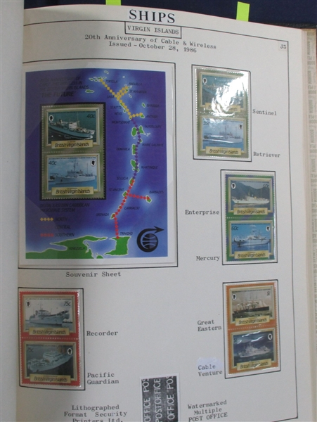 British West Indies Ship Topical Exhibit (Est $350-450)