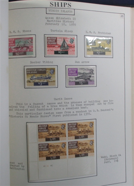 British West Indies Ship Topical Exhibit (Est $350-450)
